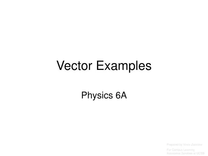 vector examples
