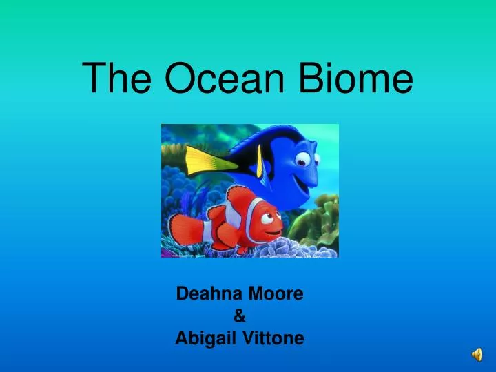 the ocean biome