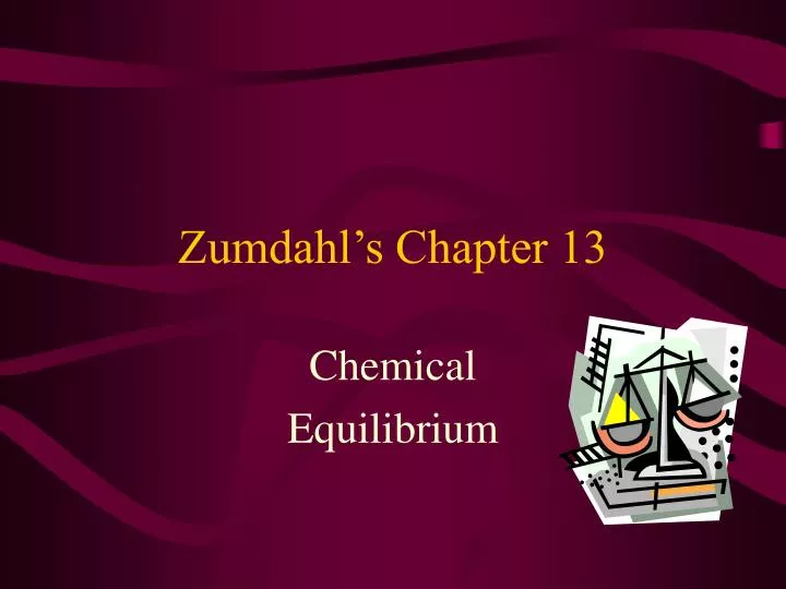 zumdahl s chapter 13