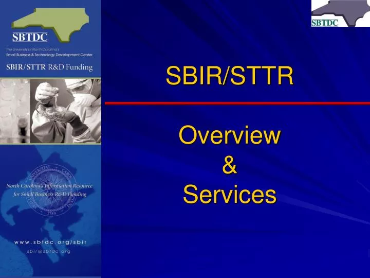 sbir sttr overview services