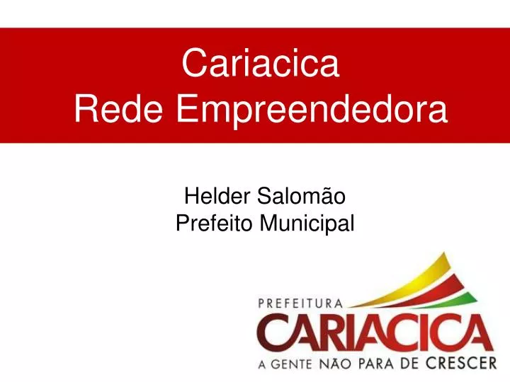 cariacica rede empreendedora