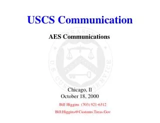 USCS Communication