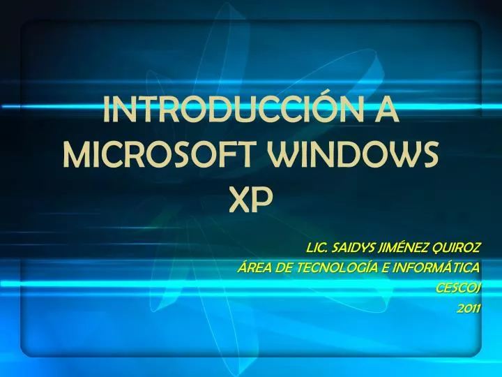 introducci n a microsoft windows xp