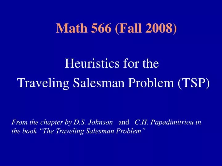math 566 fall 2008