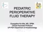 PPT - Perioperative Fluid Management PowerPoint Presentation, Free ...