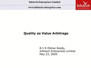 Infotech Enterprises Limited