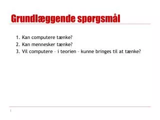 grundl ggende sp rgsm l