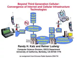 Beyond Third Generation Cellular: Convergence of Internet and Cellular Infrastructure Technologies