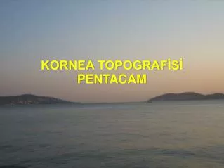kornea topograf s pentacam
