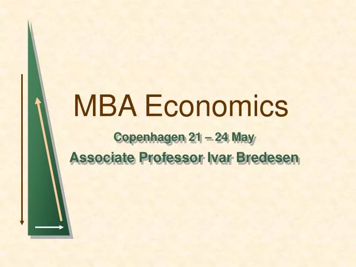 mba economics