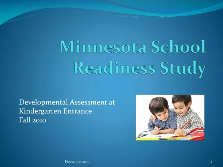 minnesota school readiness study