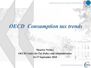 OECD Consumption tax trends