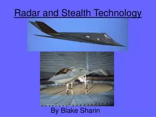 Radar and Stealth Technology