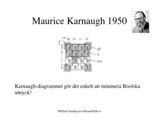 maurice karnaugh 1950
