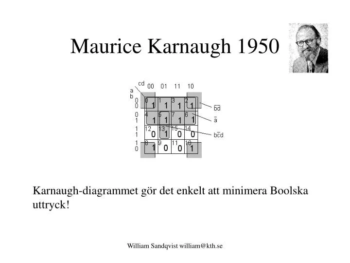 maurice karnaugh 1950