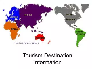 Tourism Destination Information