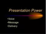 Presentation Power - slide 1