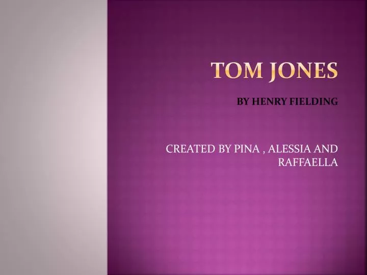 tom jones by henry fielding