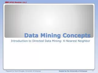 Data Mining Concepts