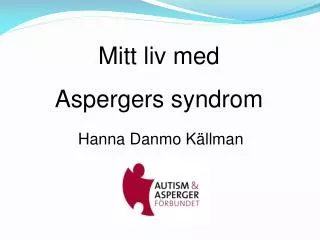 Mitt liv med Aspergers syndrom