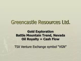 Greencastle Resources Ltd.
