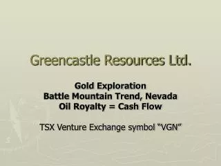 greencastle resources ltd