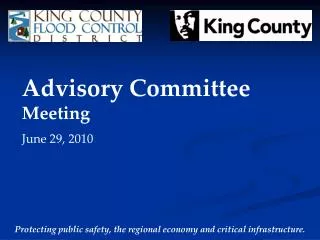 Advisory Committee Meeting June 29, 2010