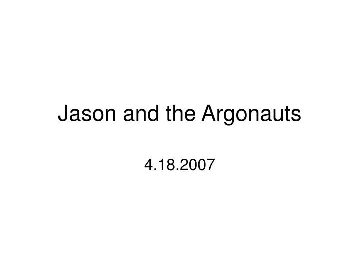 jason and the argonauts