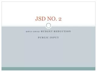 JSD NO. 2