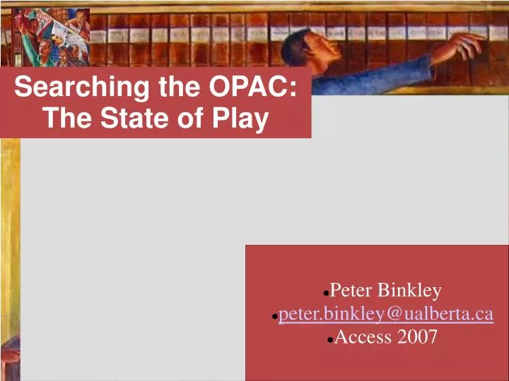 peter binkley peter binkley@ualberta ca access 2007