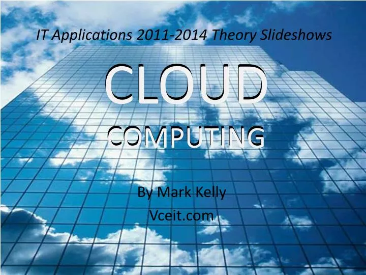 it applications 2011 2014 theory slideshows