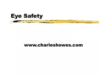 Eye Safety