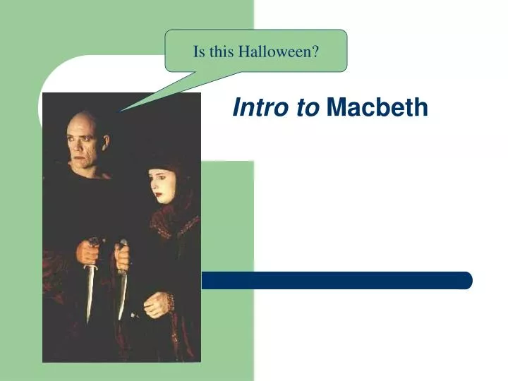 intro to macbeth