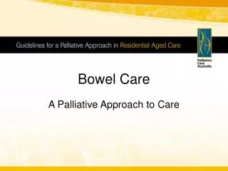 Bowel Care