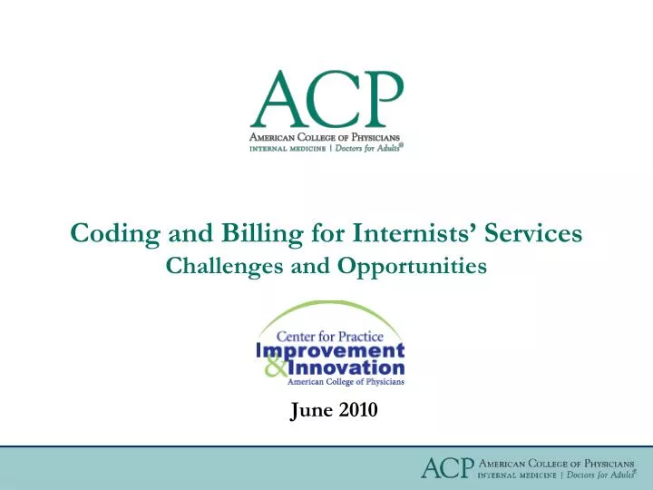 coding and billing for internists services challenges and opportunities