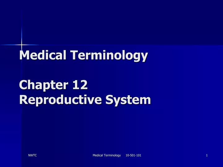 medical terminology chapter 12 reproductive system