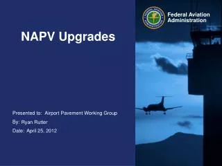 NAPV Upgrades