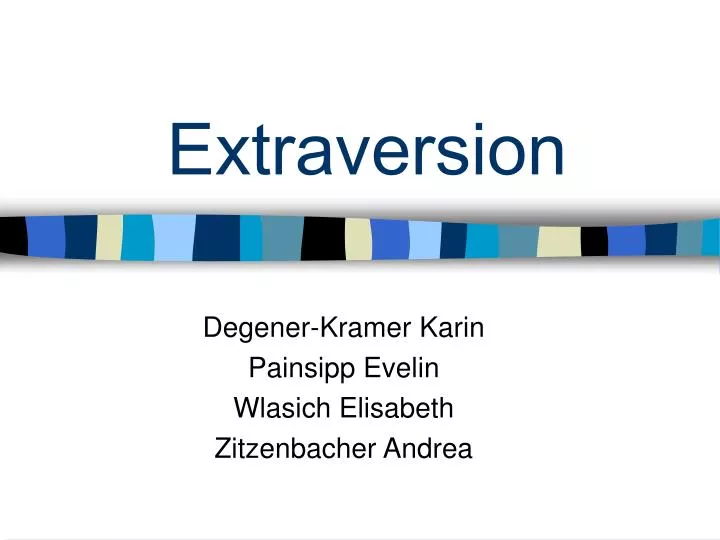extraversion