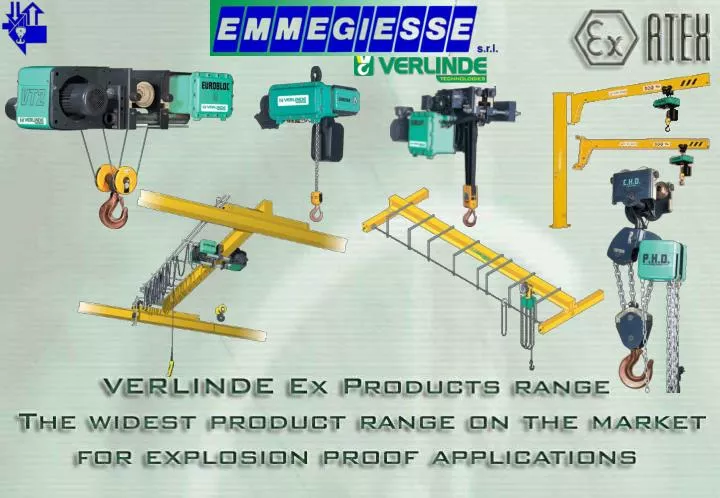 verlinde ex products range the widest product range on the market for explosion proof applications