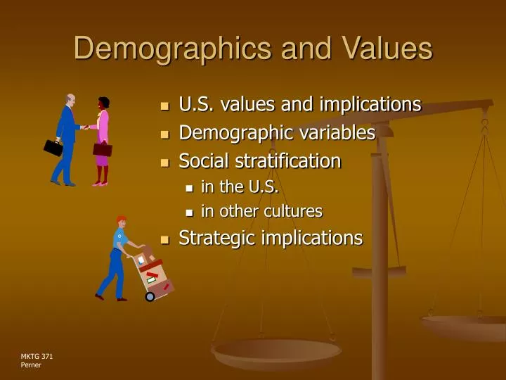 demographics and values