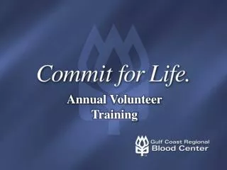 2010 Annual Volunteer Training