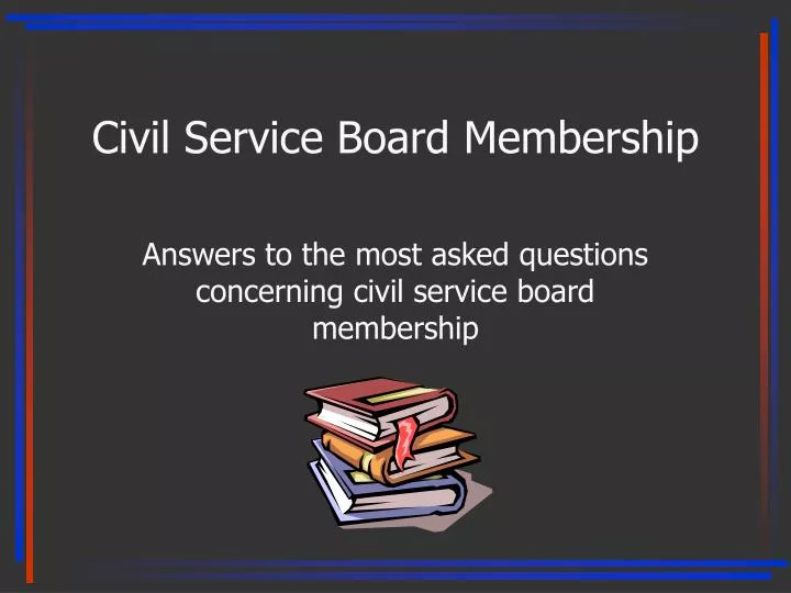civil service board membership