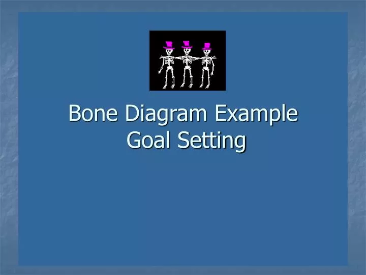bone diagram example goal setting