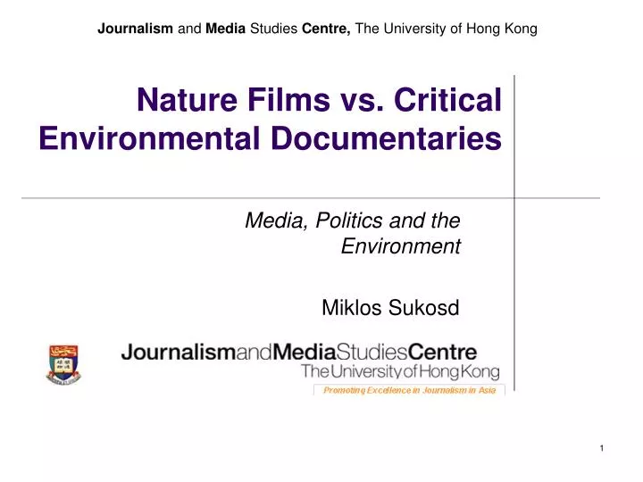 nature films vs critical environmental documentaries