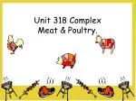 Unit 318 Complex Meat &amp; Poultry. - slide 1
