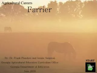 Agricultural Careers