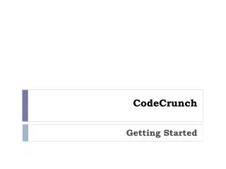 CodeCrunch