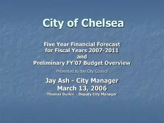 City of Chelsea