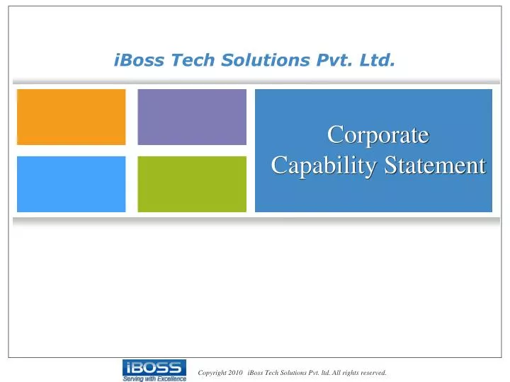 corporate capability statement