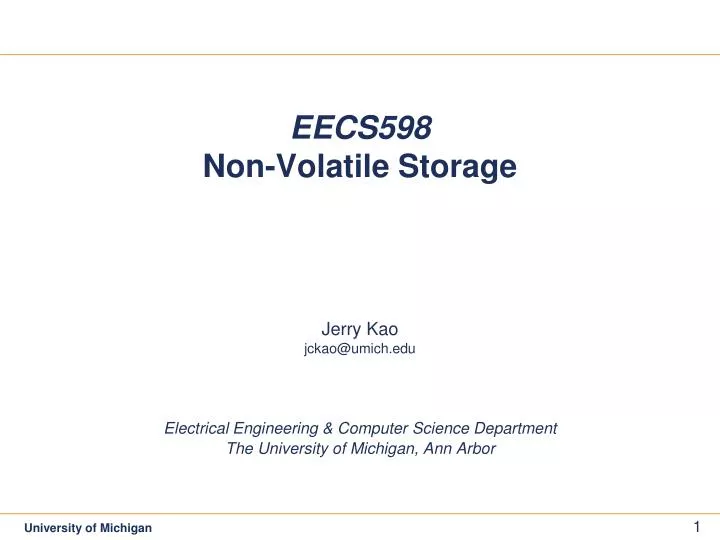 eecs598 non volatile storage